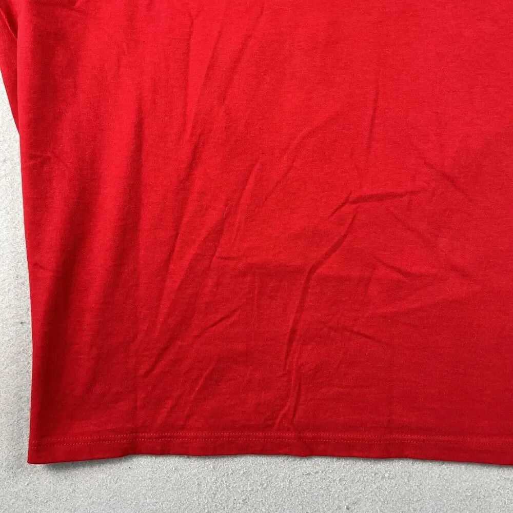 Vintage Y2K United Stated Marine Corp USMC Semper Fi Shirt Men's 2XL Red - Picture 16 of 16